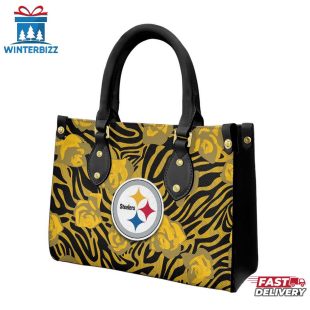 Pittsburgh Steelers Rose Character NFL Leather Handbag