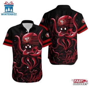 San Francisco 49ers Octopus Hawaiian Shirt