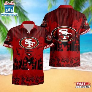 San Francisco 49ers Palm Tree Garden Pattern Hawaii Shirt