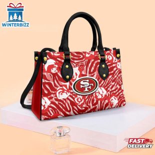 San Francisco 49ers Rose Character NFL Leather Handbag