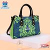 Seattle Seahawks Flower Pattern NFL Leather Handbag