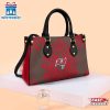 Tampa Bay Buccaneers Flower Pattern NFL Leather Handbag