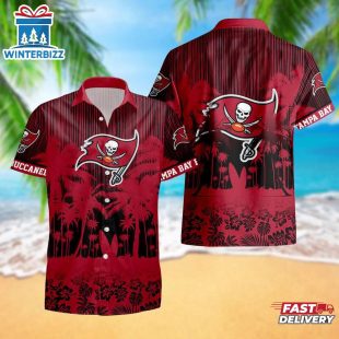 Tampa Bay Buccaneers Palm Tree Garden Pattern Hawaii Shirt