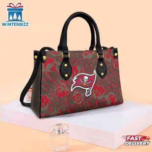 Tampa Bay Buccaneers Rose Character NFL Leather Handbag