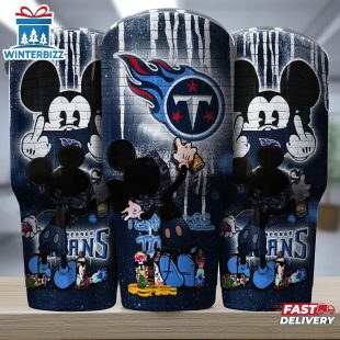 Tennessee Titans NFL Mickey Mouse Pattern Tumbler