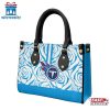 Tennessee Titans Rose Pattern NFL Leather Handbag