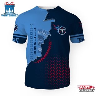 Tennessee Titans Team Football NFL 3D T-Shirt