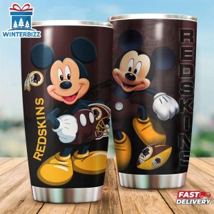 Washington Football Team Mickey Mouse NFL Team Tumbler For Fans