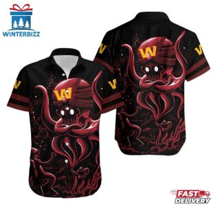 Washington Football Team Octopus Hawaiian Shirt