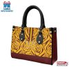Washington Football Team Rose Pattern NFL Leather Handbag