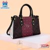 Arizona Cardinals Flower Pattern NFL Logo Team Leather Handbag