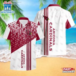 Arizona Cardinals Triangle Abstract Pattern Hawaii Shirt