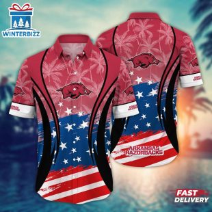 Arkansas Razorbacks MLB Team Hawaiian Shirt Gift For Fans