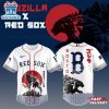Boston Red Sox MLB x Godzilla Baseball Jersey Shirt For Fans