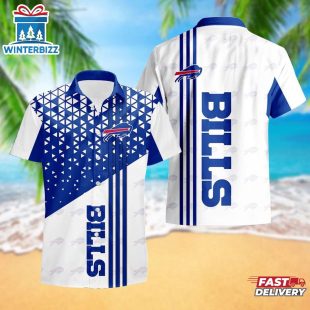Buffalo Bills Triangle Abstract Pattern Hawaii Shirt