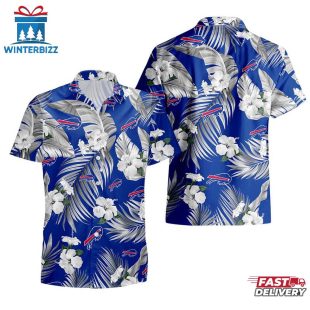 Buffalo Bills Tropical Flowers Hawaiian Shirts For Fan
