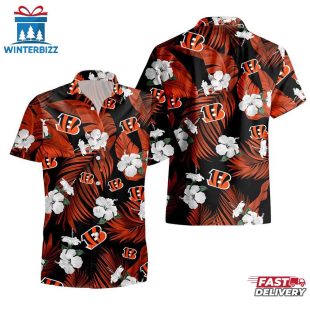 Cincinnati Bengals Tropical Flowers Hawaiian Shirts For Fan