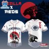 Cincinnati Reds MLB x Godzilla Baseball Jersey Shirt For Fans