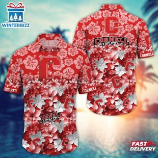 Cornell Big Red NCAA Summer Hawaiian Shirt Gift For Fans