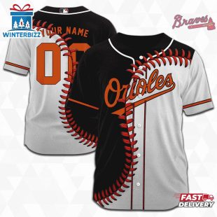 Custom Name And Number Baltimore Orioles MLB Baseball Jersey