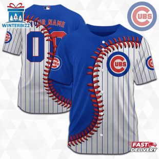 Custom Name And Number Chicago Cubs MLB Baseball Jersey