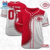 Custom Name And Number Cincinnati Reds MLB Baseball Jersey