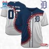 Custom Name And Number Detroit Tigers MLB Baseball Jersey
