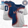 Custom Name And Number Houston Astros MLB Baseball Jersey