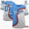 Custom Name And Number Kansas City Royals MLB Baseball Jersey
