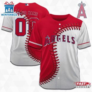 Custom Name And Number Los Angeles Angels MLB Baseball Jersey