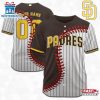 Custom Name And Number San Diego Padres MLB Baseball Jersey