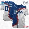 Custom Name And Number Tampa Bay Rays MLB Baseball Jersey
