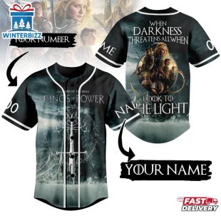 Custom Name And Number The Lord Of The Rings Baseball Jersey For Fans