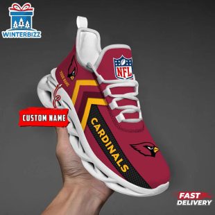 Custom Name Arizona Cardinals Sport NFL Max Soul Shoes