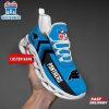 Custom Name Carolina Panthers Sport NFL Max Soul Shoes