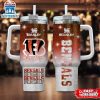 Custom Name Cincinnati Bengals Team Pattern Tumbler 40Oz With Handle