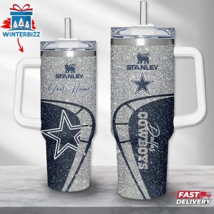 Custom Name Dallas Cowboys Team Tumbler 40Oz With Handle
