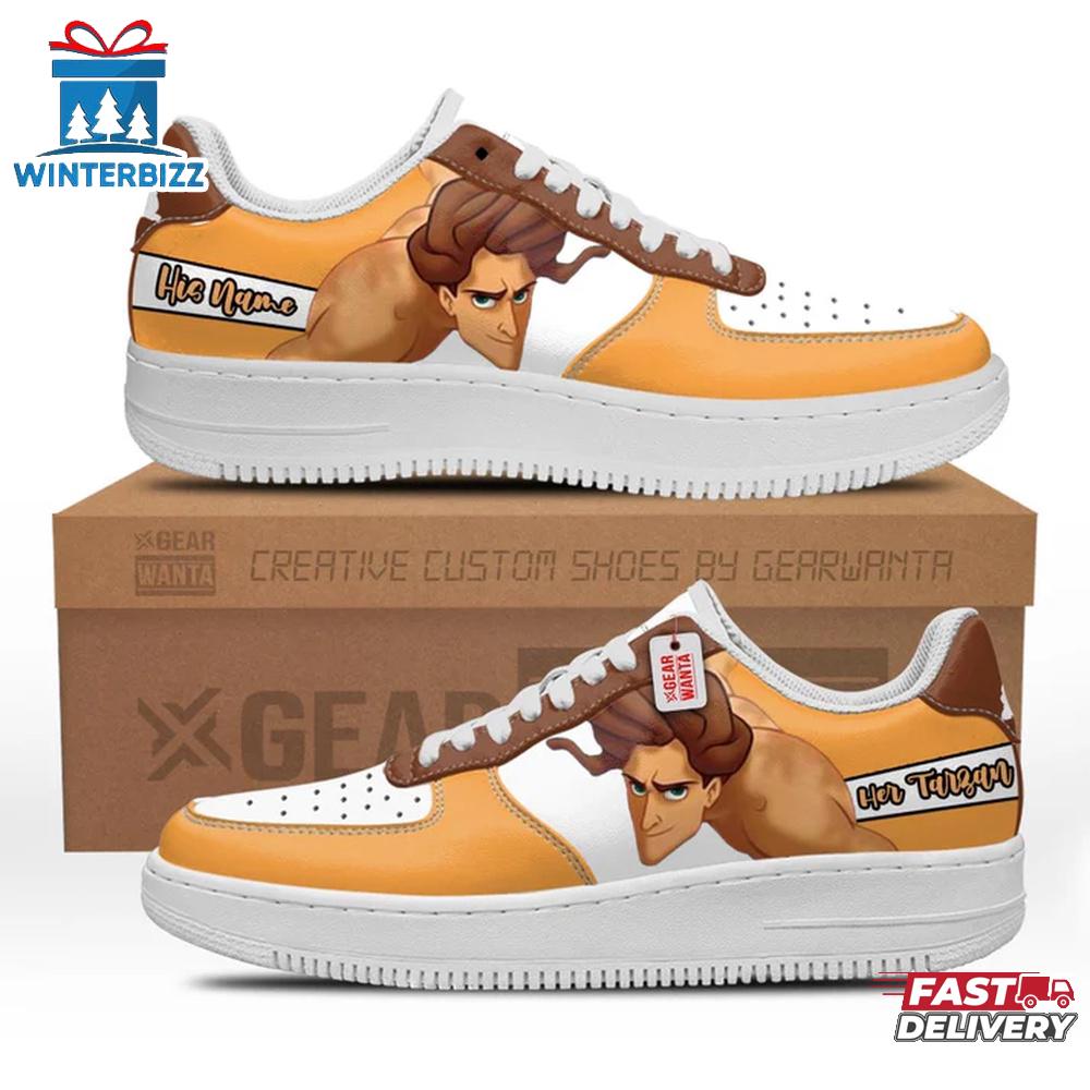 Custom Name Her Tarzan Air Force 1 Shoes Gift For Fans Custom Name Her Tarzan Air Force 1 Shoes Gift For Fans