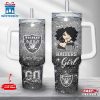 Custom Name Las Vegas Raiders Tumbler 40Oz With Handle