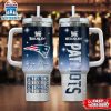 Custom Name New England Patriots Team Pattern Tumbler 40Oz With Handle