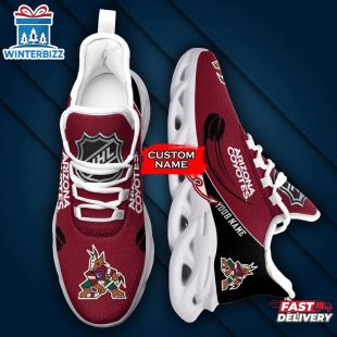 Custom Name NHL Arizona Coyotes Sport Max Soul Shoes