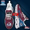 Custom Name NHL Colorado Avalanche Team Sport Max Soul Shoes