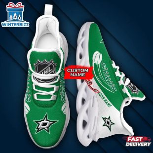 Custom Name NHL Dallas Stars Team Sport Max Soul Shoes