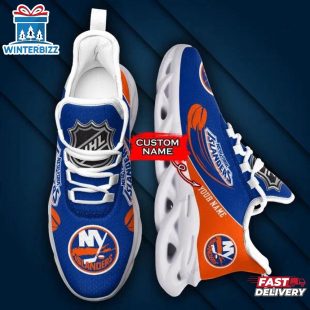 Custom Name NHL New York Islanders Team Sport Max Soul Shoes