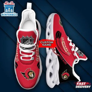 Custom Name NHL Ottawa Senators Team Sport Max Soul Shoes