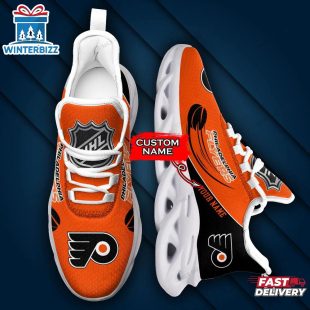 Custom Name NHL Philadelphia Flyers Team Sport Max Soul Shoes