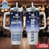 Custom Name Seattle Seahawks Team Pattern Tumbler 40Oz With Handle