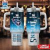 Custom Name Tennessee Titans Team Pattern Tumbler 40Oz With Handle