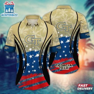 Georgia Tech Yellow Jackets MLB Team Hawaiian Shirt Gift For Fans
