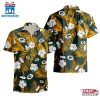 Green Bay Packers Tropical Flowers Hawaiian Shirts For Fan